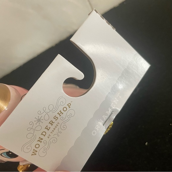 Target Wondershop Pink Bird &  Deer Ceramic Christmas Ornaments Retro NWT 2022 - Picture 4 of 5